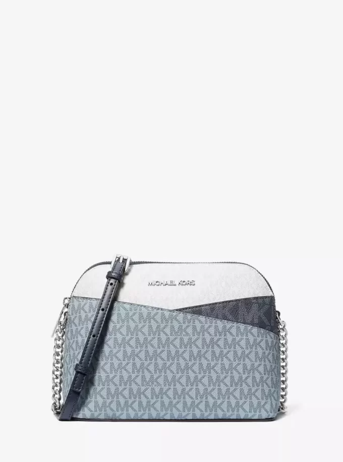 Bolso bandolera Jet Set Travel con logotipo de la firma y bloques de color