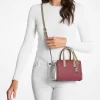 Bolso bandolera Laila extrapequeño de piel con bloques de color Bolso bandolera Laila extrapequeño de piel con bloques de color