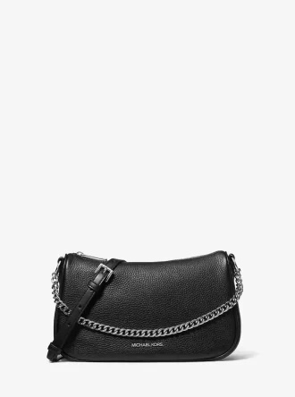 Bolso bandolera mediano Carmela de piel granulada