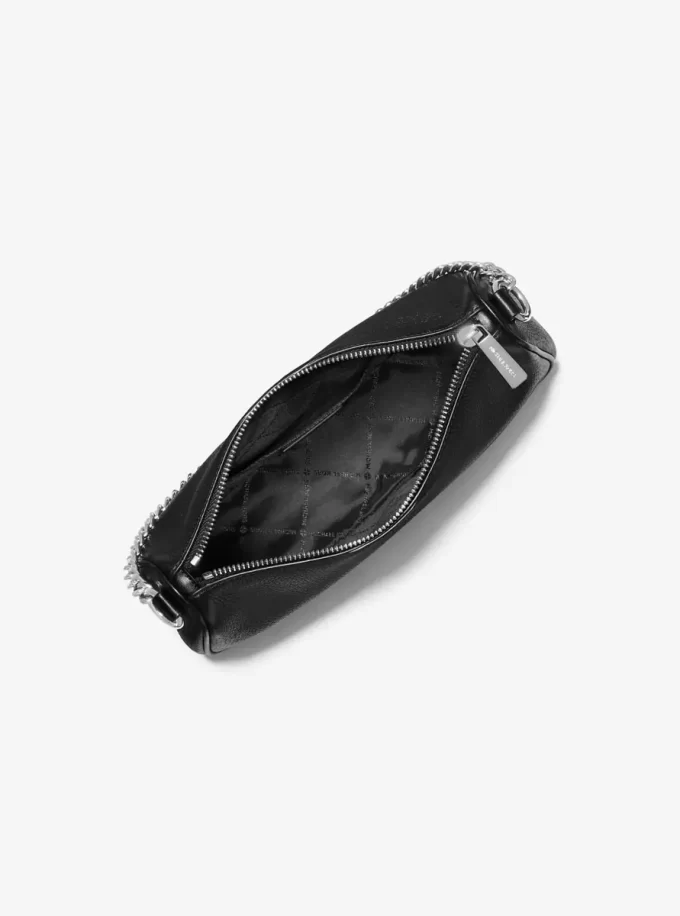 Bolso bandolera mediano Carmela de piel granulada