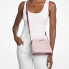 Bolso bandolera mediano con cúpula y logotipo de la firma Jet Set Travel