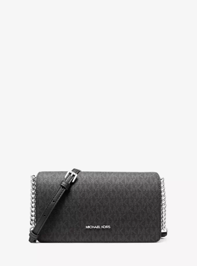 Bolso bandolera mediano con el logotipo de la firma Jet Set