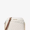Bolso bandolera mediano con logo en forma de cúpula Jet Set Travel