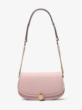 Bolso bandolera mediano con logotipo de la firma Mila