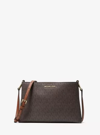 Bolso bandolera mediano con logotipo Trisha