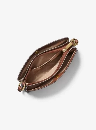 Bolso bandolera mediano con logotipo Trisha