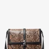 Bolso bandolera mediano Cyrus con relieve de serpiente