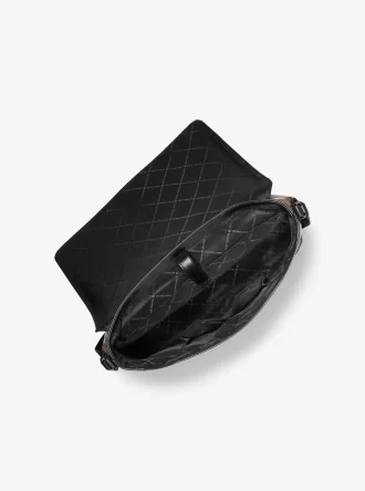 Bolso bandolera mediano Cyrus con relieve de serpiente