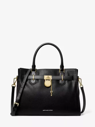 Bolso bandolera mediano de cuero Hamilton