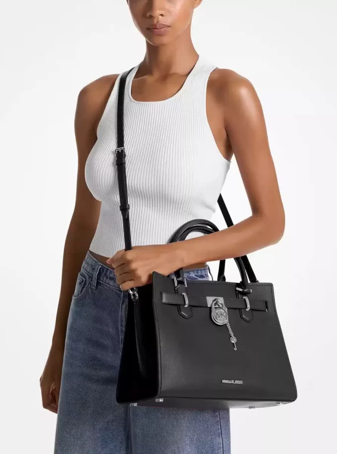 Bolso bandolera mediano de cuero Hamilton Bolso bandolera mediano de cuero Hamilton