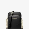 Bolso bandolera mediano de piel granulada Jet Set Travel
