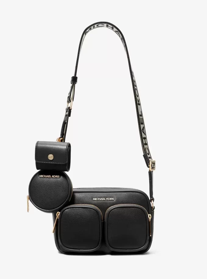 Bolso bandolera mediano de piel Jet Set con funda para Apple Airpods Pro®