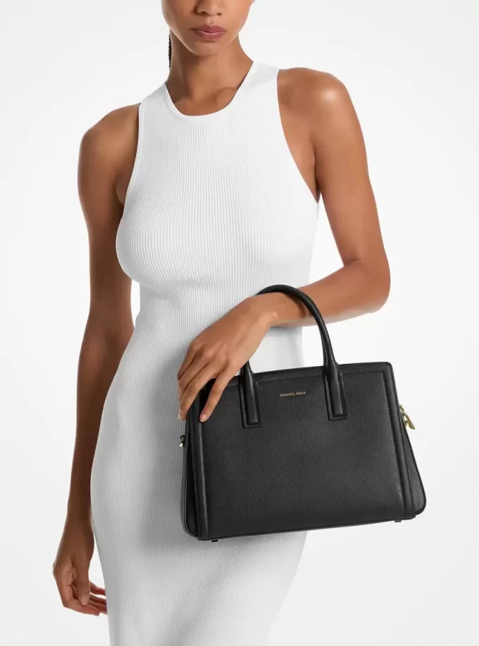 Bolso bandolera mediano de piel Laila