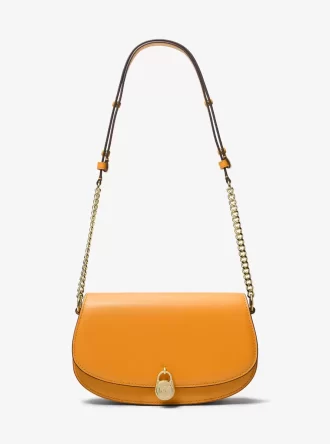 Bolso bandolera mediano de piel Mila