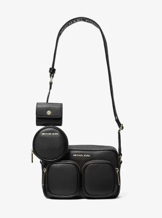 Bolso bandolera mediano de piel para viajes Jet Set