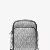 Bolso bandolera mediano Jet Set con logotipo metálico de la firma