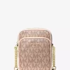 Bolso bandolera mediano Jet Set con logotipo metálico de la firma