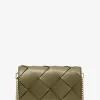 Bolso bandolera mediano Jet Set de piel tejida Bolso bandolera mediano Jet Set de piel tejida