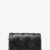 Bolso bandolera mediano Jet Set de piel tejida Bolso bandolera mediano Jet Set de piel tejida