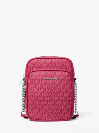 Bolso bandolera mediano Jet Set Travel con logotipo de la firma