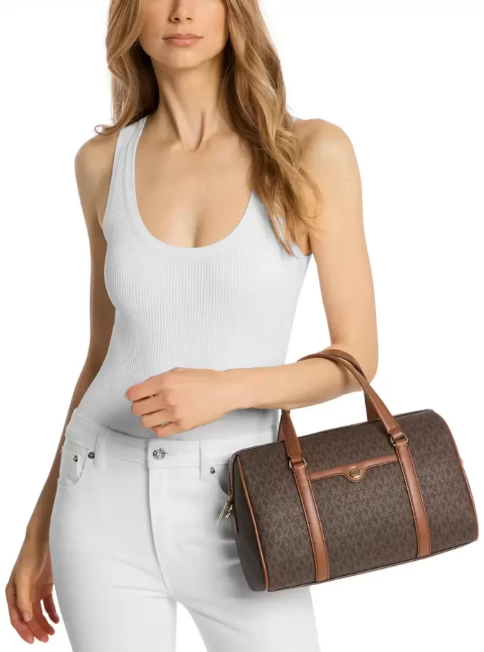Bolso bandolera mediano Jet Set Travel con logotipo de la firma