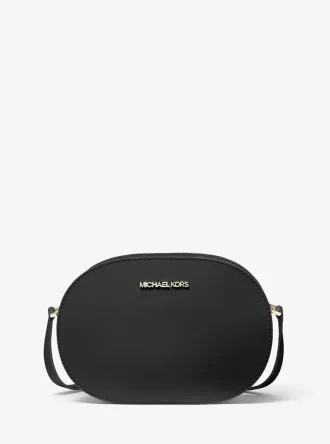 Bolso bandolera mediano Jet Set Travel de piel saffiano