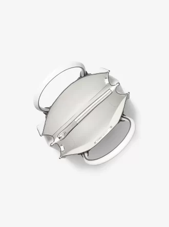 Bolso bandolera mediano Mercer de piel granulada