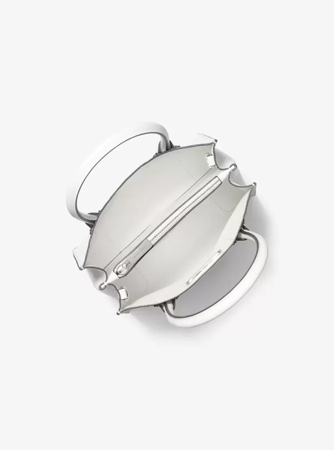 Bolso bandolera mediano Mercer de piel granulada