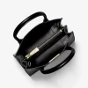 Bolso bandolera mediano Mercer de piel granulada