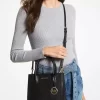 Bolso bandolera mediano Mercer de piel granulada