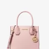 Bolso bandolera mediano Mercer de piel granulada en dos tonos