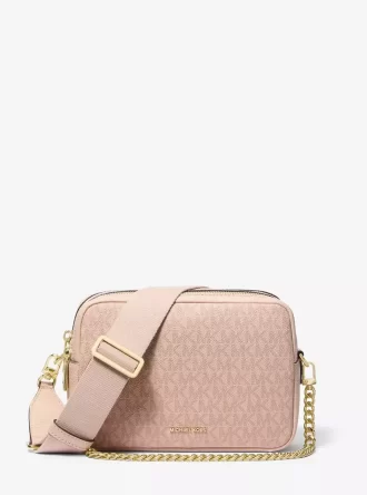 Bolso bandolera mediano para cámara con el logotipo de Bryant