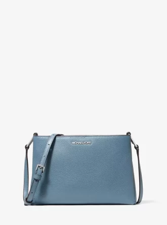 Bolso bandolera mediano Trisha de piel granulada