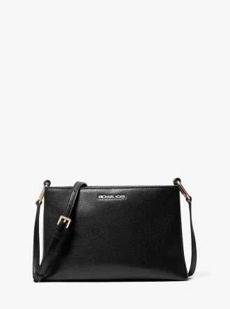 Bolso bandolera mediano Trisha de piel granulada