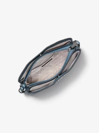 Bolso bandolera mediano Trisha de piel granulada