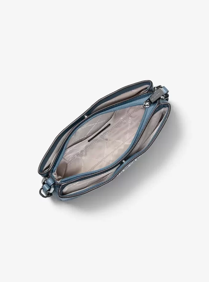 Bolso bandolera mediano Trisha de piel granulada