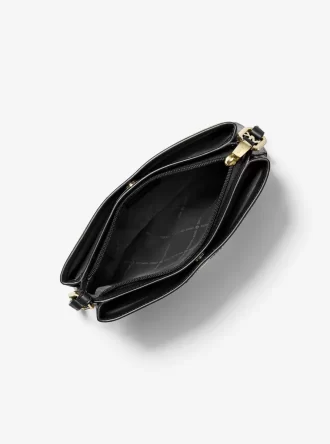 Bolso bandolera mediano Trisha de piel granulada