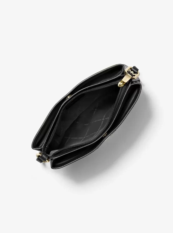 Bolso bandolera mediano Trisha de piel granulada