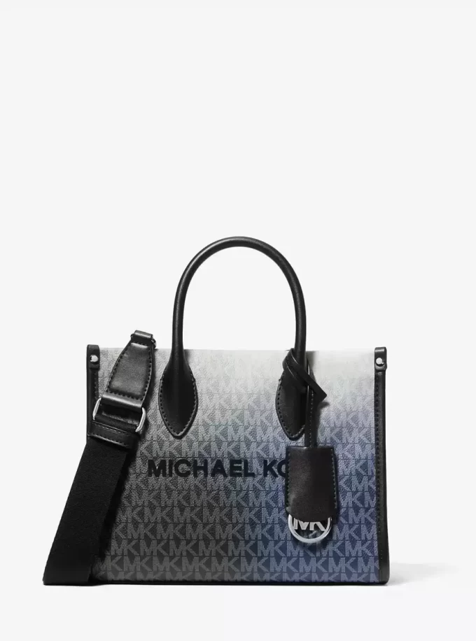 Bolso bandolera Mirella pequeño con logo sombreado y distintivo