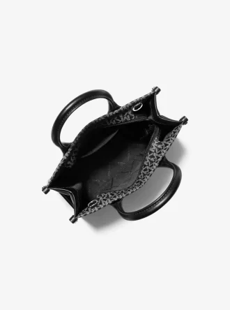 Bolso bandolera Mirella pequeño con logo sombreado y distintivo