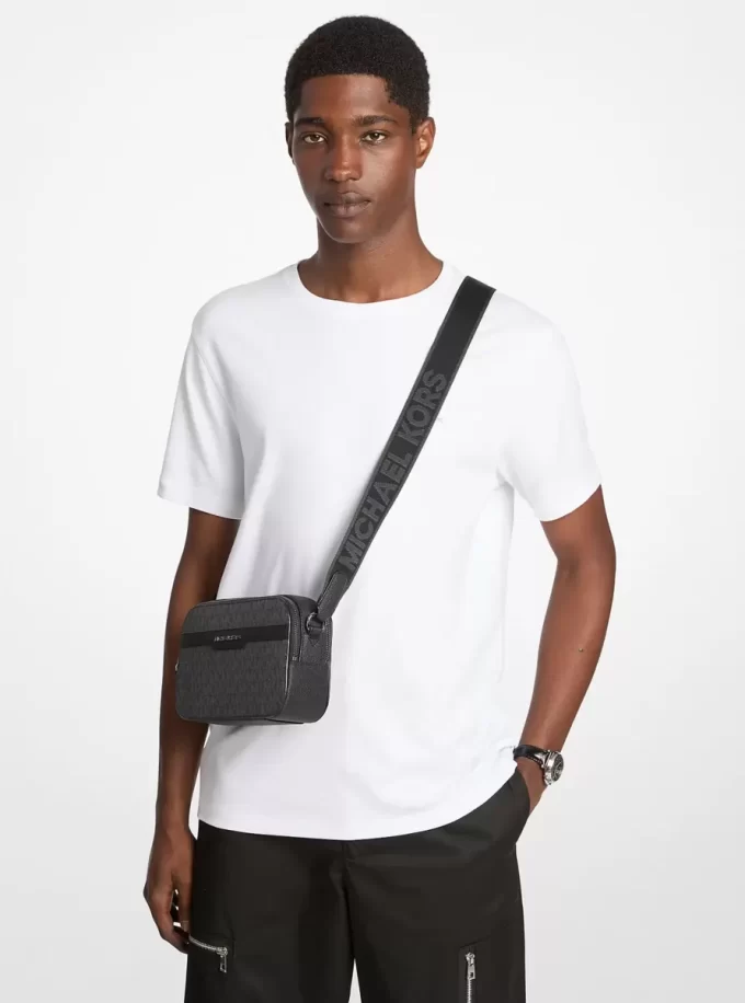 Bolso bandolera para cámara con el logotipo de Hudson Signature Bolso bandolera para cámara con el logotipo de Hudson Signature