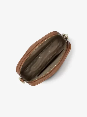 Bolso bandolera para cámara Jet Set de piel granulada