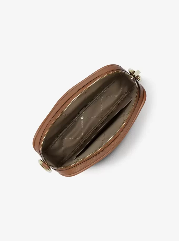 Bolso bandolera para cámara Jet Set de piel granulada Bolso bandolera para cámara Jet Set de piel granulada