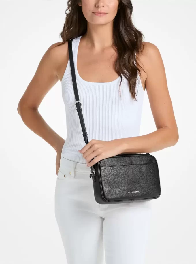 Bolso bandolera para cámara Jet Set de piel granulada Bolso bandolera para cámara Jet Set de piel granulada