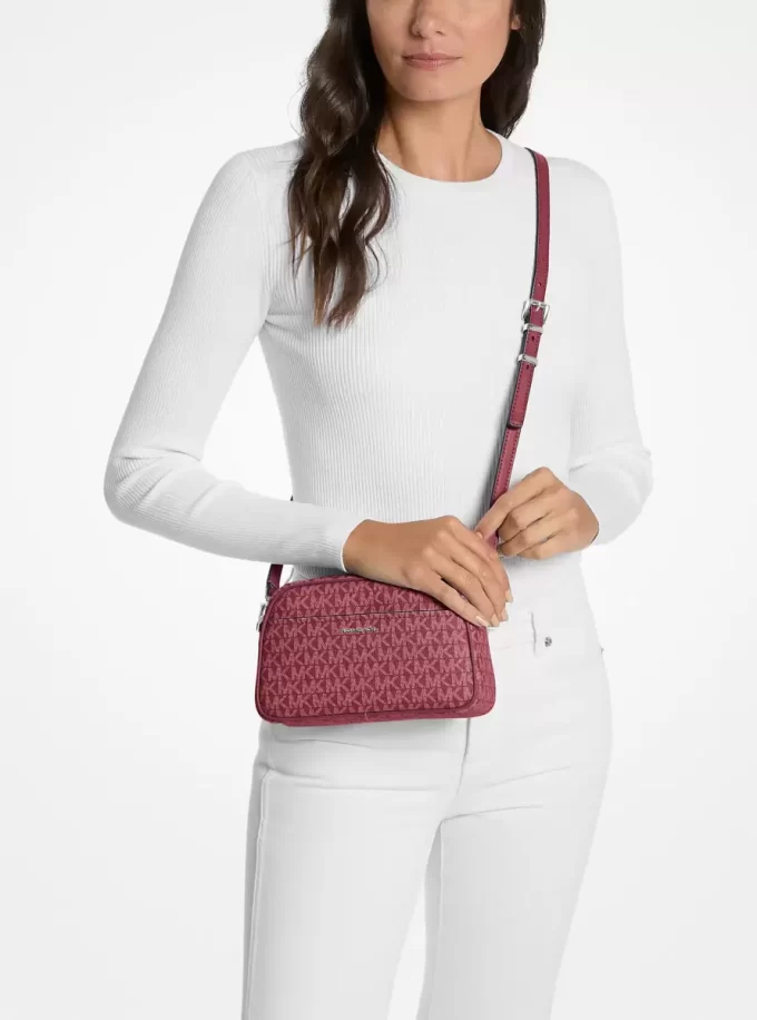Bolso bandolera para cámara Jet Set Small Signature Logo Bolso bandolera para cámara Jet Set Small Signature Logo