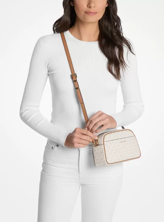 Bolso bandolera para cámara Jet Set Small Signature Logo Bolso bandolera para cámara Jet Set Small Signature Logo
