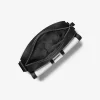 Bolso bandolera para cámara mediano con rayas y logotipo de la firma Cooper