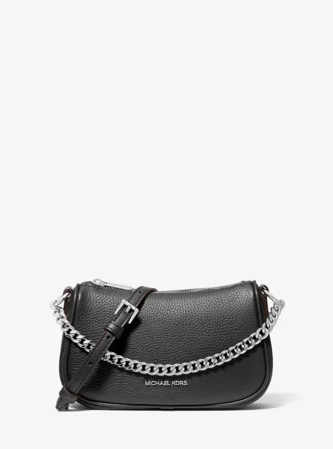 Bolso bandolera pequeño Carmela de piel granulada