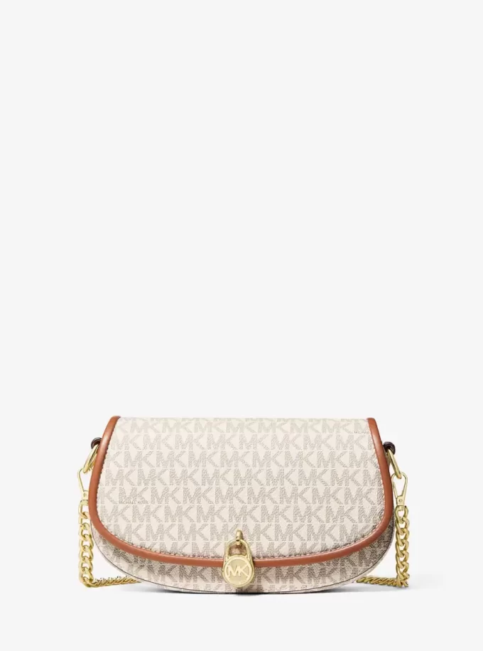 Bolso bandolera pequeño con logotipo de Mila Signature Bolso bandolera pequeño con logotipo de Mila Signature