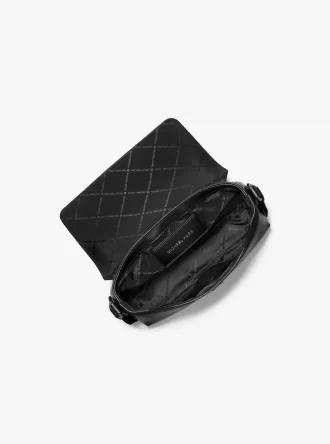 Bolso bandolera pequeño Cyrus de piel granulada